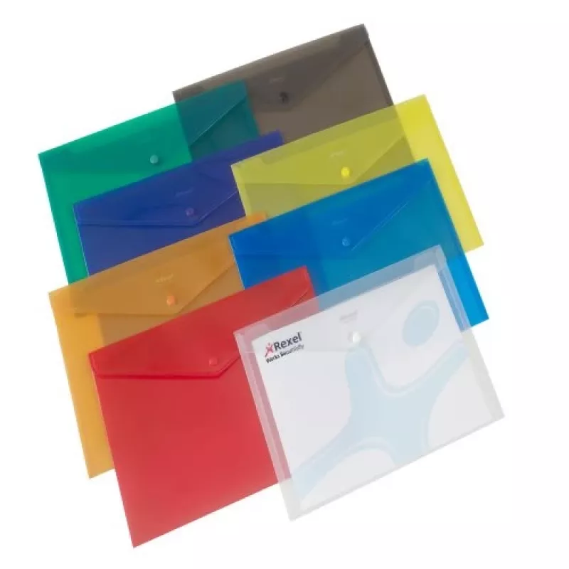 Rexel Popper Wallet A4 assortito, A4, polipropilene (PP), multicolore, 150 fogli, 335 mm, 235 mm