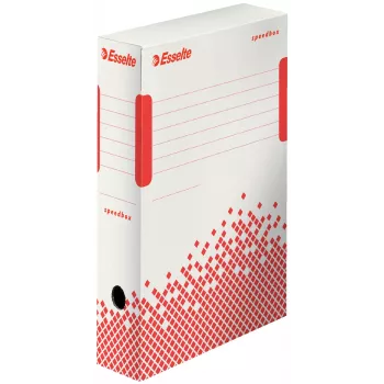 Scatola archivio Esselte Speedbox FSC® 80 mm, carta, bianco, A4, orizzontale/verticale, 80 mm, 250 mm