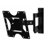 Peerless PARAMOUNT PA740 supporto a parete articolato, inclinabile e orientabile, per schermi piatti da 22-40 pollici (55,9-101,6 cm), nero lucido