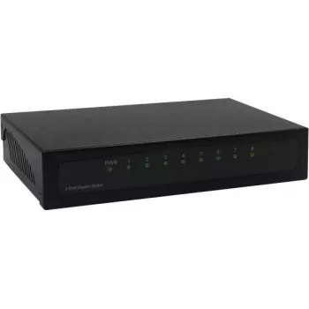 Switch unmanaged Dexlan 891008 8 porte Gigabit Ethernet nero