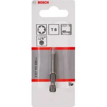 Bit per avvitatore Bosch 2607001628 T8 extra duro 49 mm