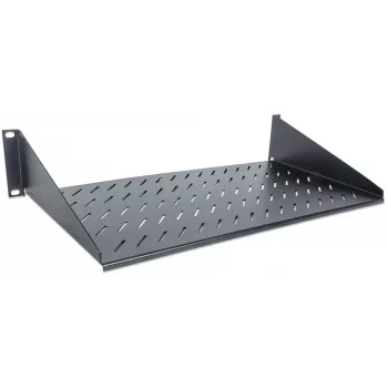 Ripiano estraibile Intellinet 19 pollici, 2HE, montaggio frontale a 2 punti, profondità 250 mm, max. 25 kg, nero, tre anni di garanzia