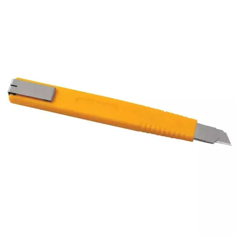 Taglierino C.K Tools T0951 grigio giallo con lama a scatto