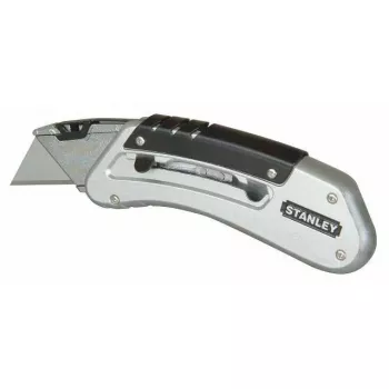 Taglierino Stanley 0-10-810 Nero Metallico con lama a spezzare