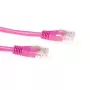 ACT rosa 1,5 m cavo patch U/UTP CAT5E con connettori RJ45