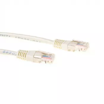 ACT avorio 25 metri cavo patch U/UTP CAT5E con connettori RJ45
