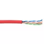 Cavo patch ACT CAT5E U/UTP trefolo rosso 100 m