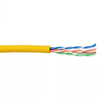 Cavo patch ACT CAT5E U/UTP flessibile giallo 100 m