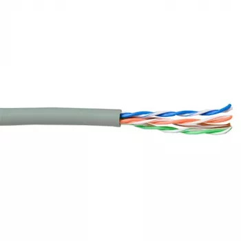 Cavo patch ACT CAT5E U/UTP trefolo grigio 100 m