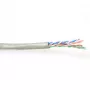 Cavo patch ACT CAT6 U/UTP trefolo 100 m avorio