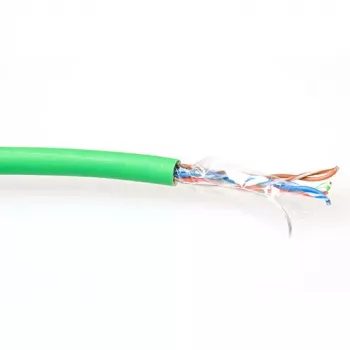 Cavo patch flessibile CAT5E F/UTP LSZH ACT FP770H verde 100 m