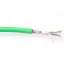 Cavo patch flessibile CAT5E F/UTP LSZH ACT FP770H verde 100 m