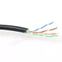 Cavo patch ACT CAT5E F/UTP LSZH trefolo nero 100 m