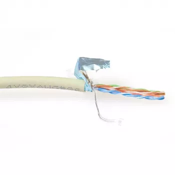 Cavo patch ACT CAT5E F/UTP LSZH trefolo avorio 100 m