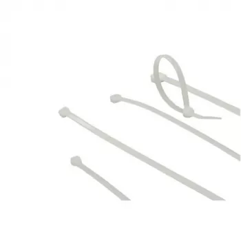 ACT CT1080 fascette per cavi, trasparenti, lunghezza 380 mm, larghezza 7,6 mm