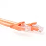ACT Cavo patch U/UTP CAT6A arancione 1 metro snagless con connettori RJ45