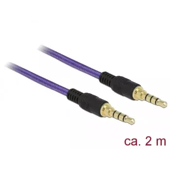 Cavo audio 3,5 mm DeLOCK 85599 2 m viola