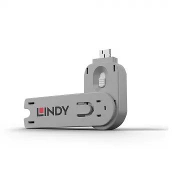 Lindy chiave per blocco porte USB Type-A, bianco