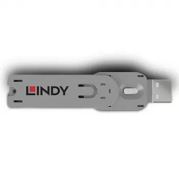 Lindy chiave per blocco porte USB Type-A, bianco