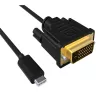 Cavo di conversione ACT USB Type-C a connettore DVI 4K/30Hz, 2 metri