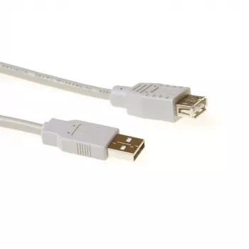 USB 2.0 connettore A – connettore femmina USB A avorio 5,00 m, ACT, SB2205
