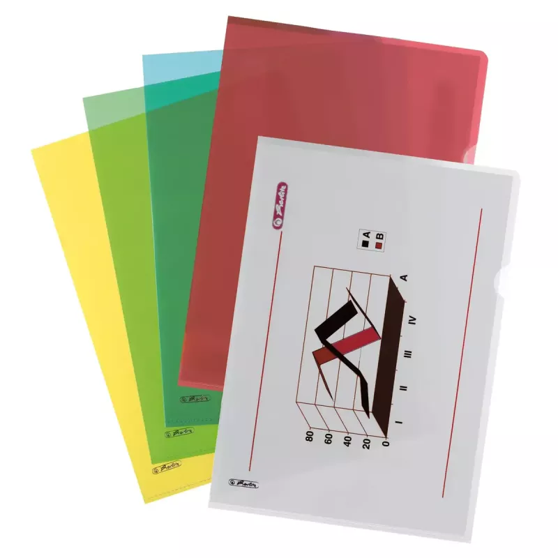 Cartelle Herlitz 50009084 polipropilene (PP) colori assortiti A4