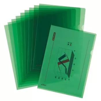 Cartelle Herlitz 50009114 polipropilene (PP) verde A4