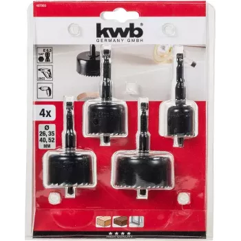 Set seghe a tazza KWB 497900 avvitatore a batteria