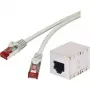 Cavo di rete Renkforce RF-3829278 3m Cat6a S/FTP grigio