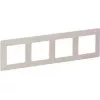 Cornice Legrand Valena Life 4 posti Uw754004 — cornice di montaggio per 4 moduli, modello 754004