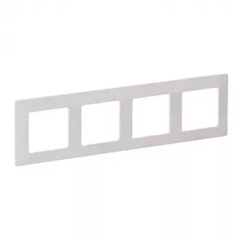 Cornice Legrand Valena Life 4 posti Uw754004 — cornice di montaggio per 4 moduli, modello 754004