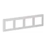 Cornice Legrand Valena Life 4 posti Uw754004 — cornice di montaggio per 4 moduli, modello 754004