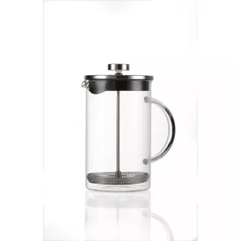 French press Ritzenhoff & Breker Rio 0,8 L nero argento trasparente