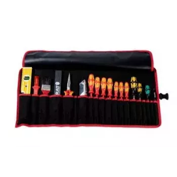 Valigetta per attrezzi Parat 5990829991 pelle nero rosso