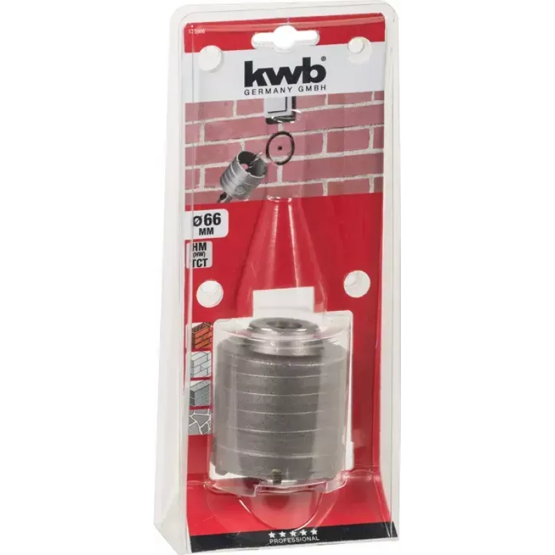 Punta pilota KWB 175166 6,6 cm per calcestruzzo, granito, marmo
