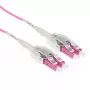 ACT RL8412 cavo in fibra ottica multimodale OM4, LC, 12 m, LSZH, viola