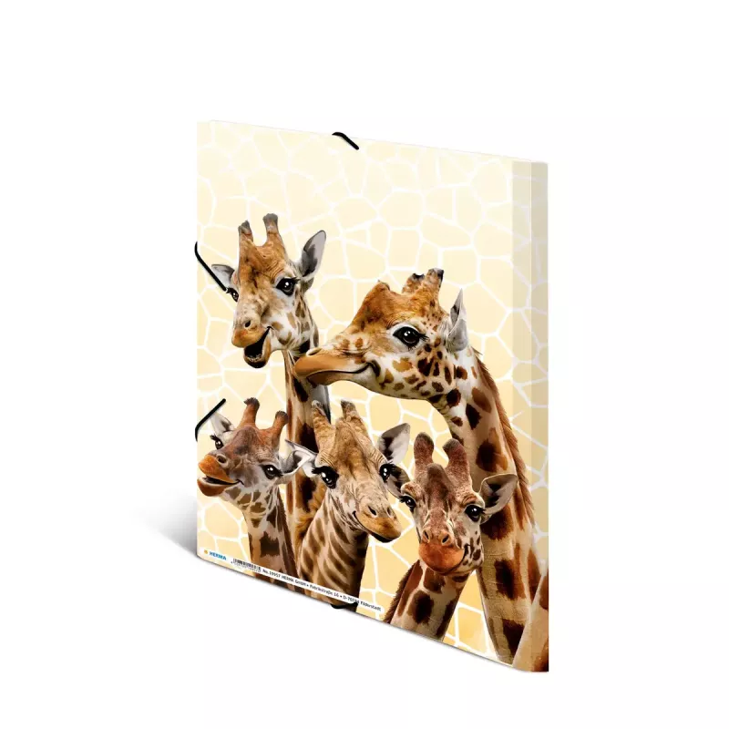 Cartella portadocumenti classica HERMA Giraffe Friends polipropilene (PP) multicolore A4