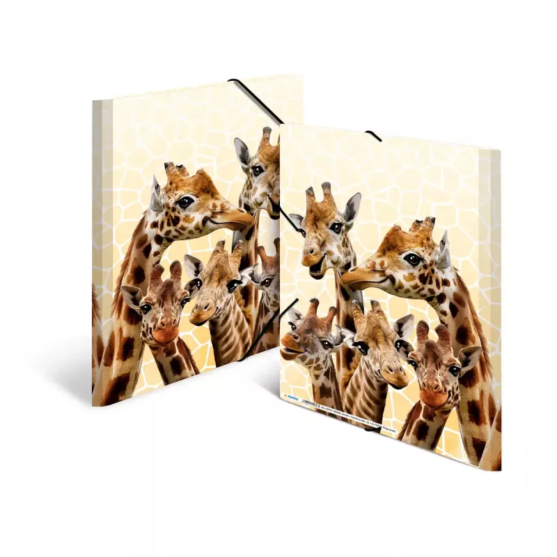 Cartella portadocumenti classica HERMA Giraffe Friends polipropilene (PP) multicolore A4