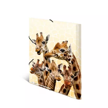 Cartella raccoglitore classica HERMA Giraffe Friends polipropilene A3
