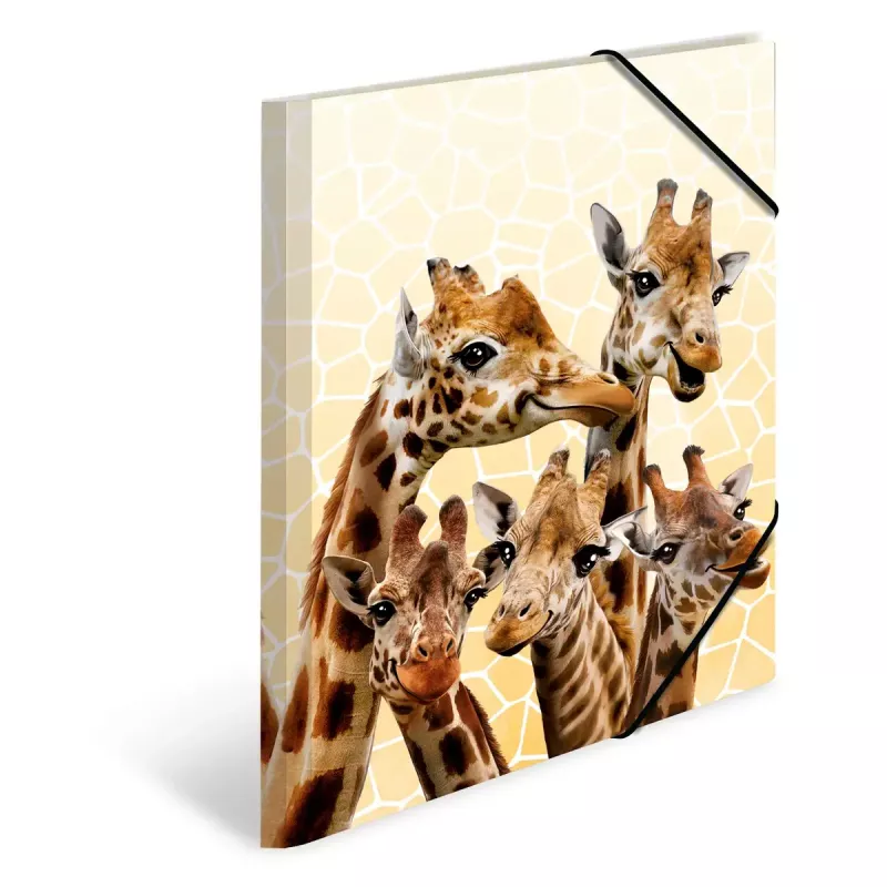 Cartella raccoglitore classica HERMA Giraffe Friends polipropilene A3