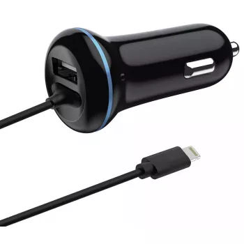 Caricabatterie mobile 2GO 797169 universale nero accendisigari auto 12/24V