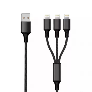 Cavo Lightning 2GO 797155 1,5 m nero USB B USB C Micro-USB B