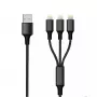 Cavo Lightning 2GO 797155 1,5 m nero USB B USB C Micro-USB B
