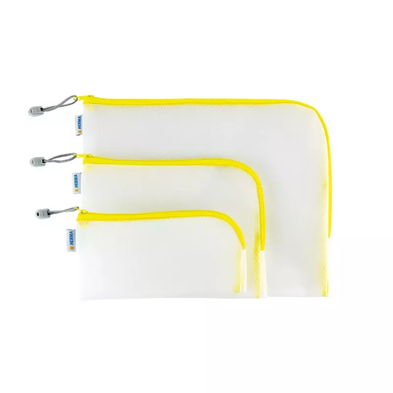 Astuccio HERMA 20005 rigido EVA trasparente giallo 110x230mm