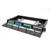 DeLOCK pannello adattatore in fibra ottica SC Simplex OM1 OM2 12 porte beige