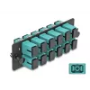 DeLOCK pannello adattatore in fibra ottica SC Simplex OM4 12 porte acqua