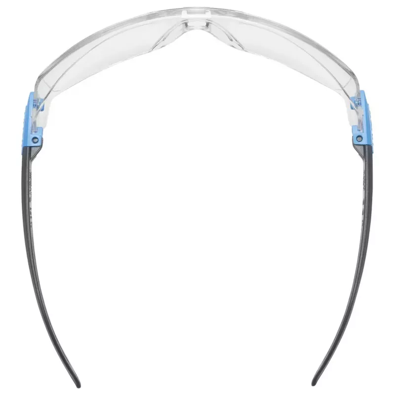Occhiali di sicurezza Uvex i-lite plastica blu grigio lenti trasparenti