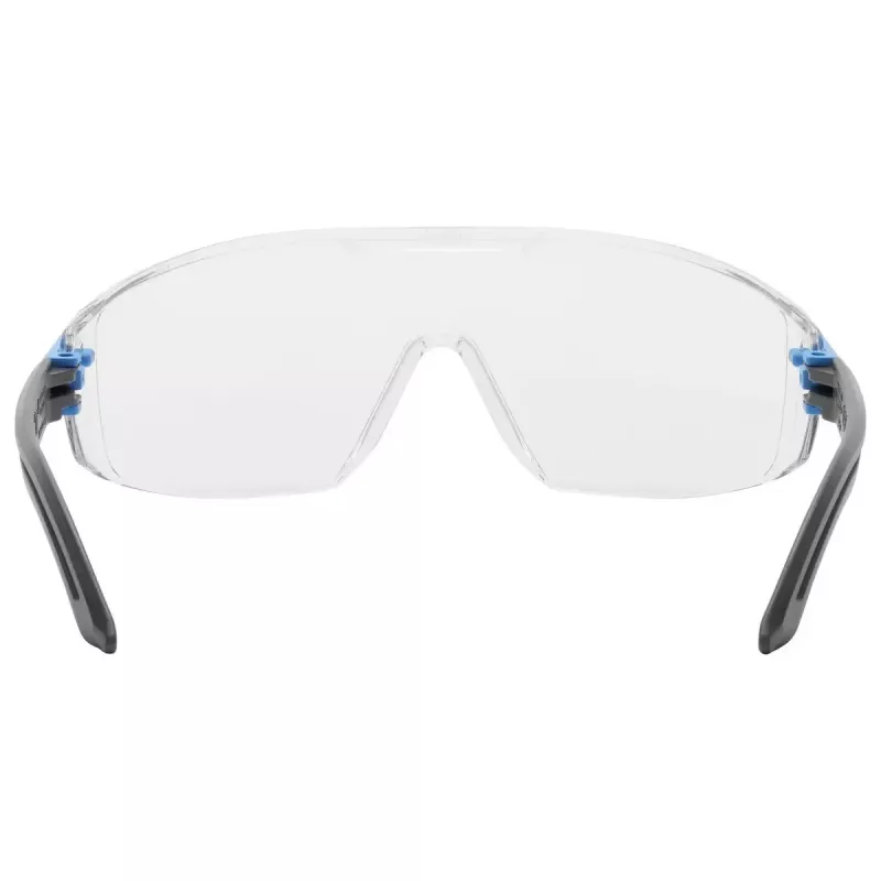 Occhiali di sicurezza Uvex i-lite plastica blu grigio lenti trasparenti