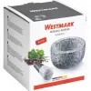 Mortaio e pestello Westmark granito grigio — granito, Ø 13 cm, 131×131 mm