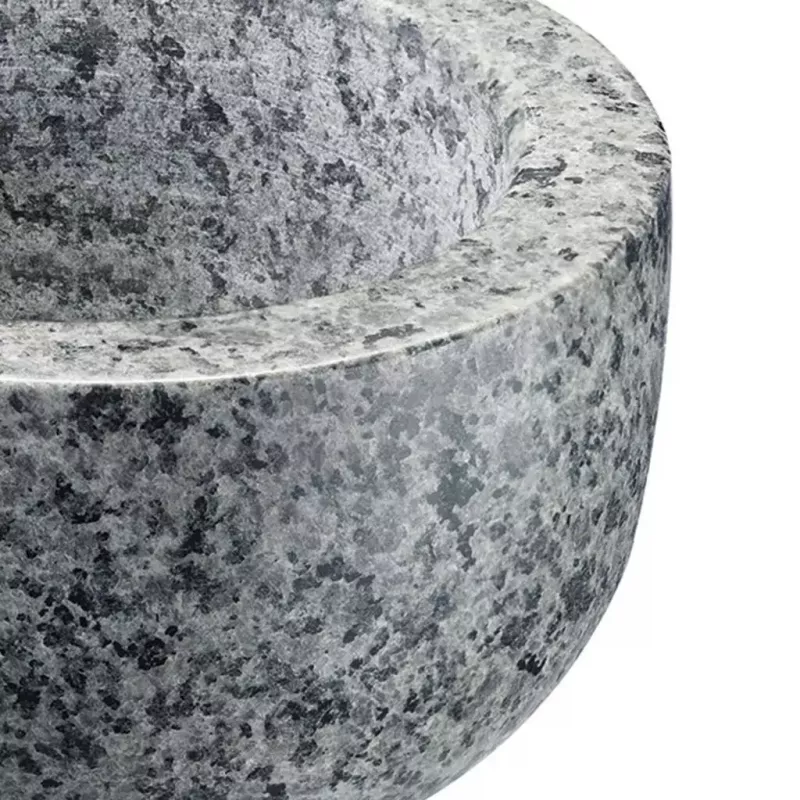 Mortaio e pestello Westmark granito grigio — granito, Ø 13 cm, 131×131 mm